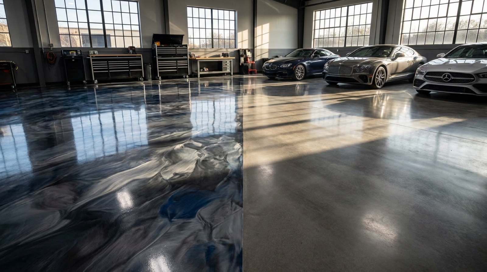 Polished Concrete vs Epoxy for Commercial Floors